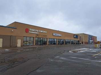 Tokyo Smoke Cannabis store at Lambton Mall. January 2022. (Photo by Natalia Vega)