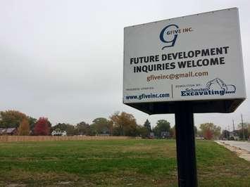 Site where former SGH stood Oct. 2020 (BlackburnNews.com photo)
