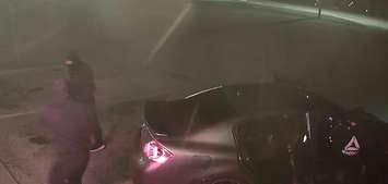 Lambton OPP look to identify masked suspects. August 2025. (Photo courtesy of Lambton OPP)
