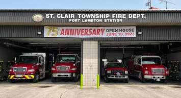 Port Lambton Station, St. Clair Township Fire Department 75th anniversary open house. Submitted.