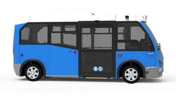 The electric e-JEST bus. Image captured from Sarnia City Council May 26, 2025 agenda.