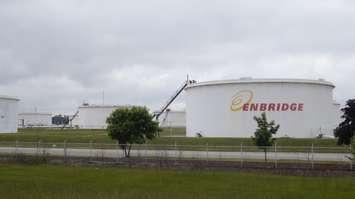 The Enbridge site in Sarnia. June 2021. (BlackburnNews file photo)