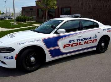 A St. Thomas Police Service cruiser.  (Photo by STPS)