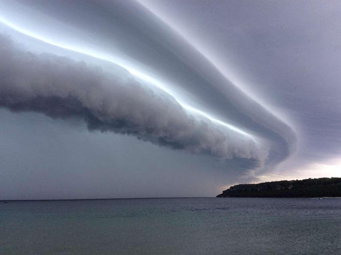 Storm clouds over Lake Huron file photo (submitted by Jacob Dickinson)