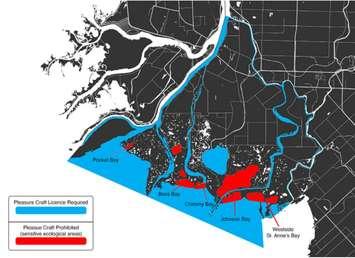 Walpole Island First Nation impliments pleasure craft licenses for non-members. (Photo courtesy of Walpole Island First Nation Council via Facebook).