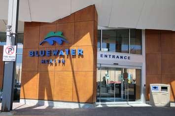 Main entrance at Bluewater Health's Sarnia hospital. Photo by Meghan Bond.