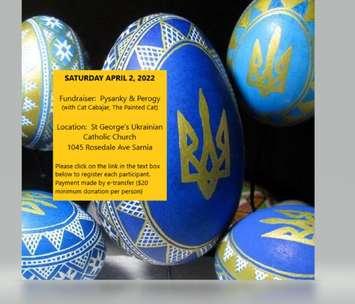 The Pysanky and Perogy Fundraiser. Photo courtesy of Cassandra Taylor via Facebook.