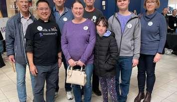 The "Amazing Grace” team from Grace United Church participating in the 2023 Walk a Mile event at Lambton Mall. Submitted photo.