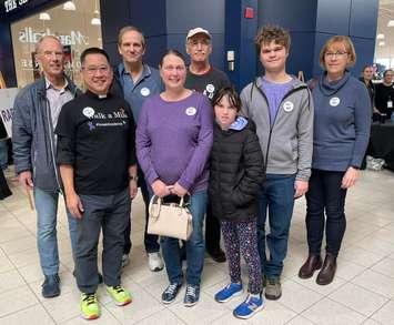 The "Amazing Grace” team from Grace United Church participating in the 2023 Walk a Mile event at Lambton Mall. Submitted photo.