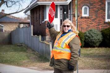 Crossing guard 2024. (Photo courtesy of the City of Sarnia/ Steve Henschel)