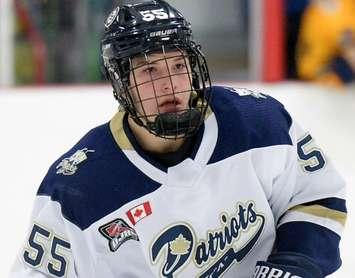 Matthew Manza (Photo courtesy of Sarnia Sting)