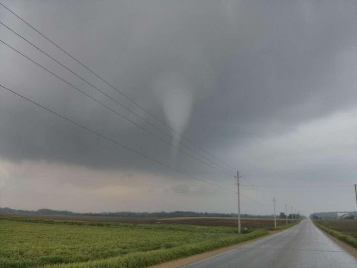 A tornado in Mt. Forest. 1 June 2013. BlackburnNews.com file photo