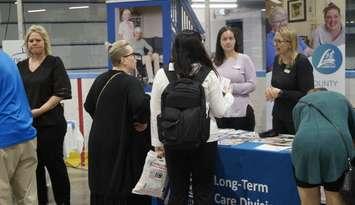 Residents at the Age-Friendly expo in Sarnia, May 7, 2025 (Photo by: Lindsay Newman/ Blackburn Media)