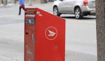 A Canada Post letter box. (Photo by Adelle Loiselle)