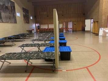 "Out of the Cold” emergency shelter, located at the former Laurel Lea-St Matthew’s Presbyterian Church in Sarnia. March 2023. (Photo courtesy of the County of Lambton) 