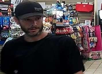 Sarnia police are asking for help to identify a theft suspect. July 2025. (Photo courtesy of Sarnia Police Service)