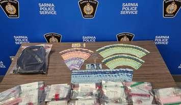 Drugs seized from a Sarnia man (Photo by: Sarnia police)