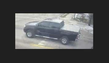 OPP seek the owner of this Toyota Tundra in relation to a hit-and-run in Petrolia. Submitted image.