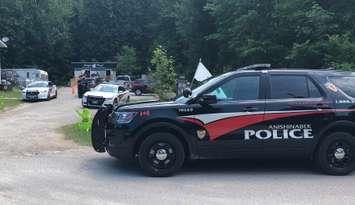 A drug bust at Kettle Point First Nation - July 4/19 (Photo courtesy of Anishinabek Police Service)