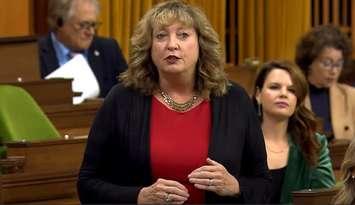 Sarnia-Lambton MP Marilyn Gladu introduces a Private Member's Bill to make December Christian Heritage Month (Photo courtesy of Marilyn Gladu via YouTube) 