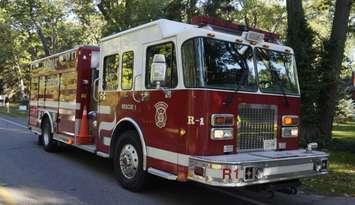 Sarnia fire truck (Photo by Colin Gowdy, BlackburnNews)