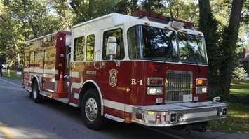 Sarnia fire truck (Photo by Colin Gowdy, BlackburnNews)