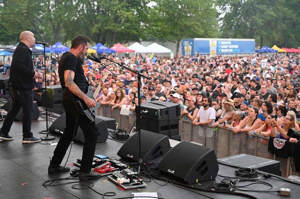 The crowd at Finger 11 during Bluewater Borderfest 2024 - June 22/24 (Photo courtesy of kerrysklips.com)