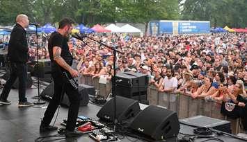 The crowd at Finger 11 during Bluewater Borderfest 2024 - June 22/24 (Photo courtesy of kerrysklips.com)