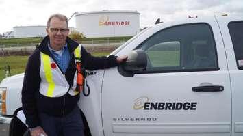 Enbridge Manager of Area Operations Terry McNally at Sarnia Area Disaster Simulation. November 3, 2016 BlackburnNews.com photo by Melanie Irwin
