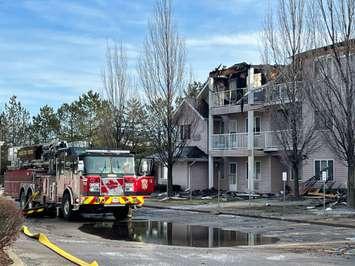 Damage at Fairwinds Lodge. January 16, 2023. (Photo courtesy of Greg Grimes)