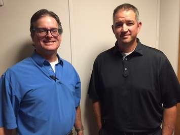 Paul West (left) and Chris Gould  (BlackburnNews.com photo by Melanie Irwin)