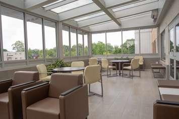 A newly renovated patio for patients on Bluewater Health's Mental Health unit (Photo courtesy of Bluewater Health)