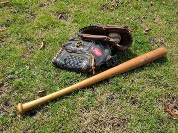 Baseball Gloves and Bat (Blackburnnews.com Photo By Jake Jeffrey)