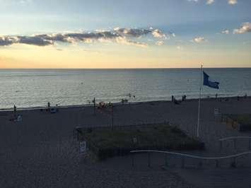 Grand Bend beach. BlackburnNews.com photo by Melanie Irwin