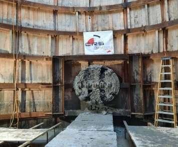 A tunnel boring machine used for Sarnia's sewer upgrade project (Photo courtesy of City of Sarnia)
