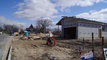 Construction on Essex Street 5 March 2021. (BlackburnNews.com file photo)