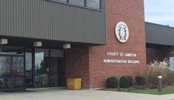 County of Lambton building in Wyoming. (BlackburnNews.com File Photo by Briana Carnegie)