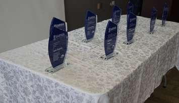 The table of awards at the 2023 Accessibility Awards (Lindsay Newman)