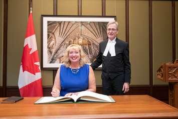 MP Marilyn Gladu is sworn-in to office.
Photo provided by Sarnia-Lambton MP Marilyn Gladu's office.
