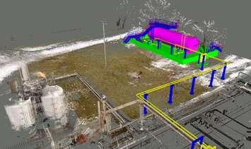 Proposed tank for biodiesel blending at Shell's Sarnia Manufacturing Centre in Corunna. (Image courtesy of Shell, via. St. Clair Township council agenda.)