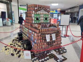 CANstruction Mar 5, 2023. Blackburn Media photo by Stephanie Chaves.