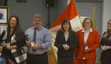 Community members who received the King Charles III Coronation Medal Ceremony in Sarnia-Lambton (Photo by: Lindsay Newman/ Blackburn Media)