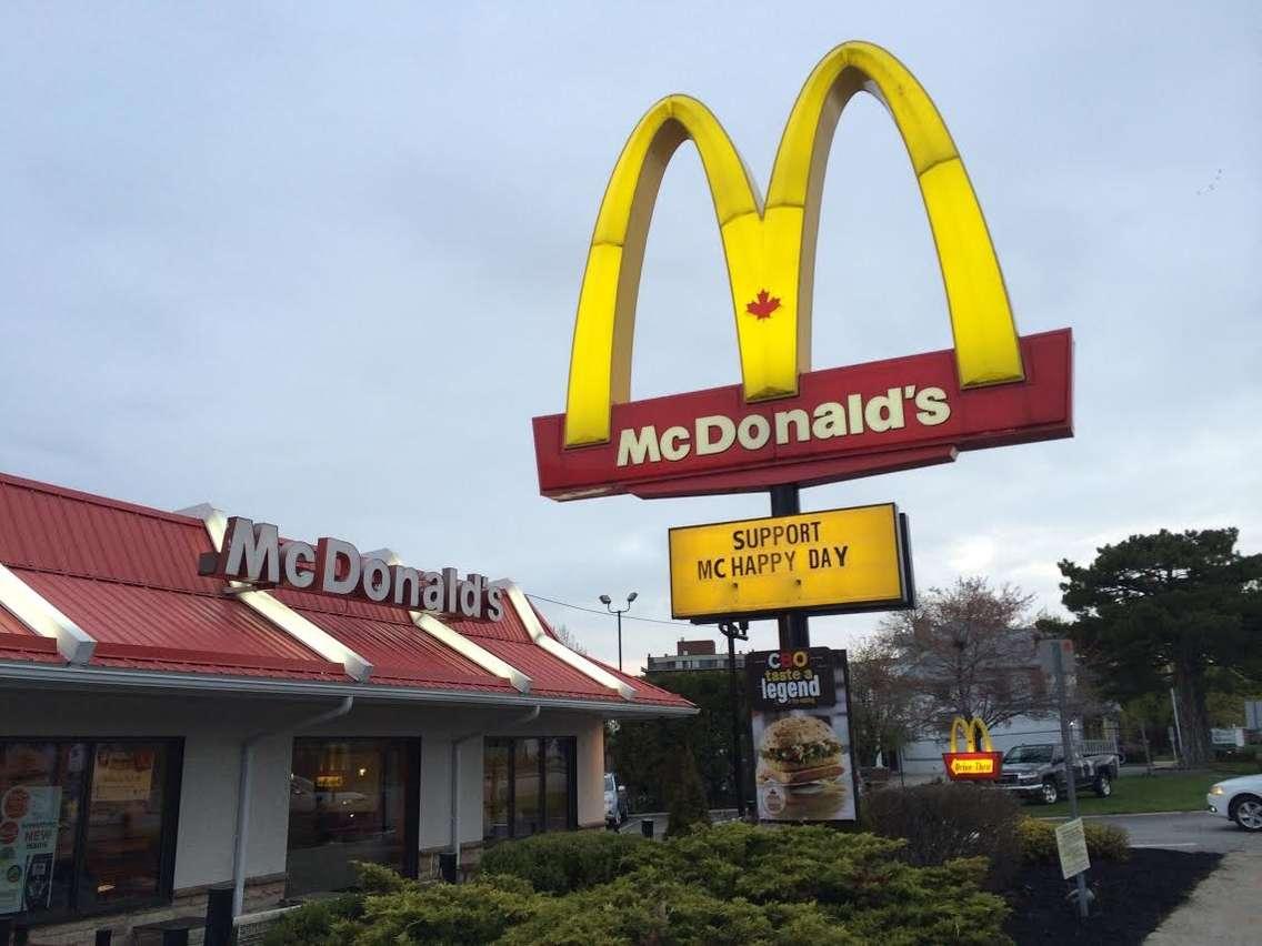 Christina St. McDonald's. McHappy Day. Blackburn Media stock photo. 