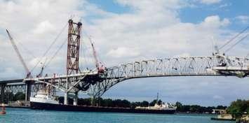 Blue Water Bridge Second Span Construction 1996 (File photo by Dave Dentinger)