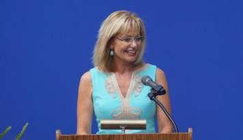Lambton College President Judith Morris (Blackburnnews.com Photo By Jake Jeffrey)