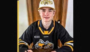 Sarvir Jaworski (Photo courtesy of Sarnia Sting via Facebook)