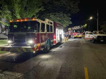 Photo courtesy of Sarnia Fire and Rescue via Facebook, August 14, 2024. 