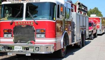 BlackburnNews.com file photo of LaSalle fire truck. (Photo by Maureen Revait)