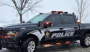 Sarnia police truck. Photo courtesy of the Sarnia Police Service. 