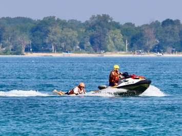 Sarnia Fire and Rescue conducts water rescue training - July 14/21 (Photo courtesy of Sarnia Fire and Rescue)